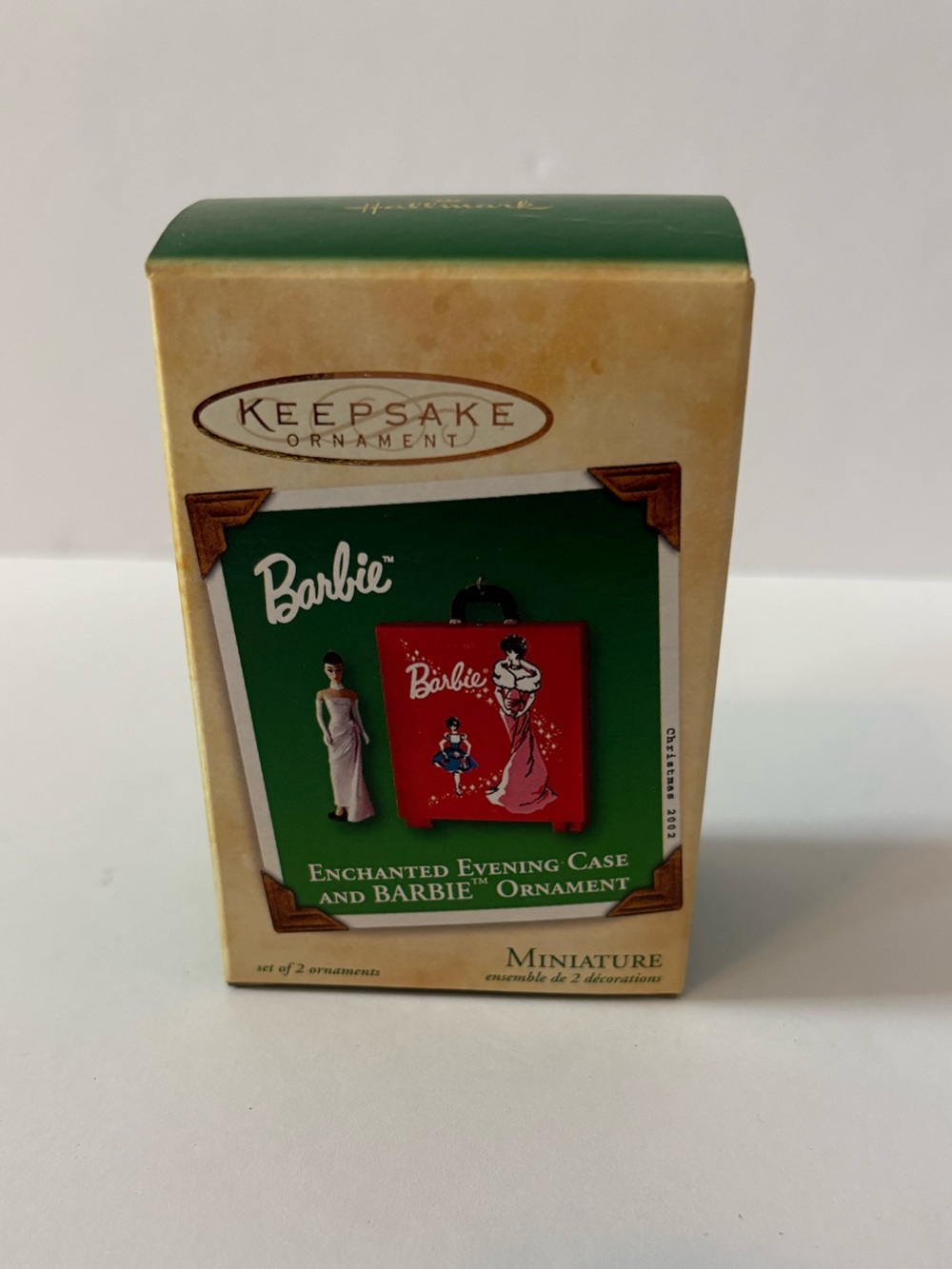 2002 Hallmark Barbie Miniature Ornament Set